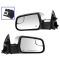 10-15 Equinox, Terrain Power Heated Textured Black w/Chrome Cap Mirror w/Convex Insert Pair