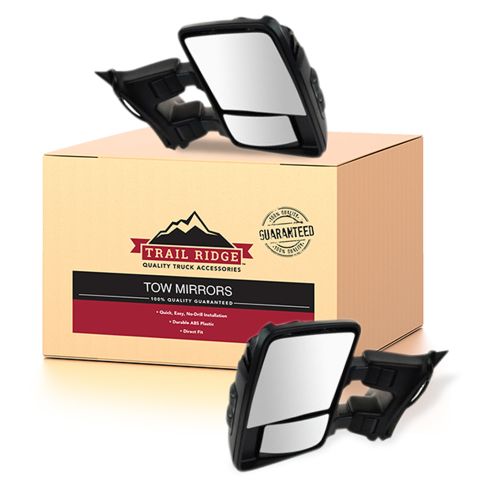 08-10 Ford SD PU Pwr Fold Htd Memory Smk Trn Sig & Clrnce Lite w PTM Caps (Upgrade) Tow Mir Kit PR