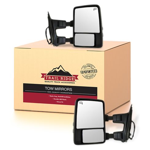 11-12 Ford SD PU Pwr Htd TS CL w/Memory Textured & PTM Caps w/RH Temp Sens Upgrd Style Mirror PAIR