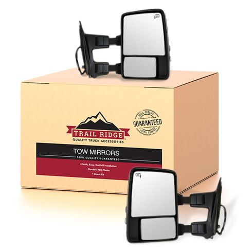 11-12 Ford SD PU Pwr Htd TS CL w/Memory Textured & Chrome Caps wRH Temp Sens Upgrd Style Mrrr PAIR