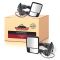 08-15 Ford SD PU Pwr Fold, Pwr Teles, Htd, Mem, Smoked Trn Sig & Clrnce Lite Tow Mirr Text Blk PAIR