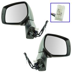 14-16 Subaru Forester Mirror Power Heated Smooth PTM Pair
