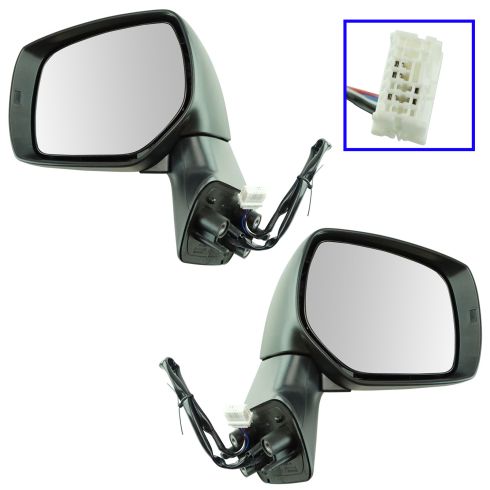 14-16 Subaru Forester Mirror Power Heated Smooth PTM Pair