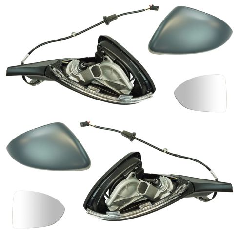 15-16 VW Golf (exc e-Golf, R Model) Power, Heated w/Signal Light Primered Mirror Pair