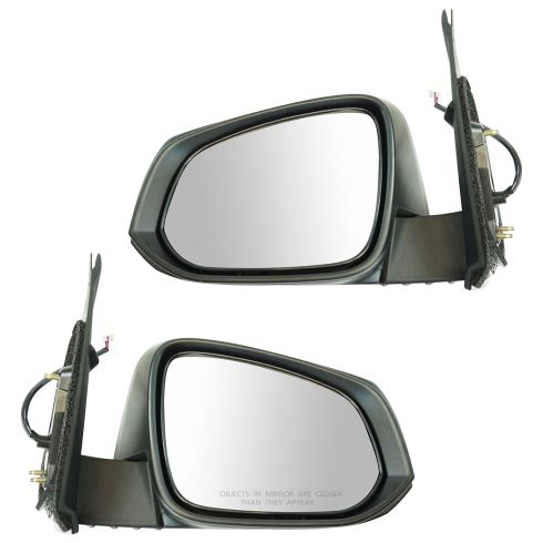 16-17 Toyota Tacoma Power, Heated w/Textured Cap Mirror LH