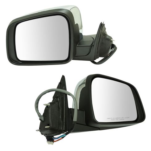 14-16 Grand Cherokee Pwr Fld, Heated, w/BSM, Memory, LED TS on Hsg, Pud L, Chrme Cap Mirror Pair