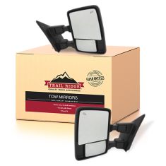 13-14 F150 Pwr Fld, Pwr Telesp, Htd, Mem, Smk Turn Sig Upgrde Kit, CL Dual Arm w/ Blk PTM Cap Kit