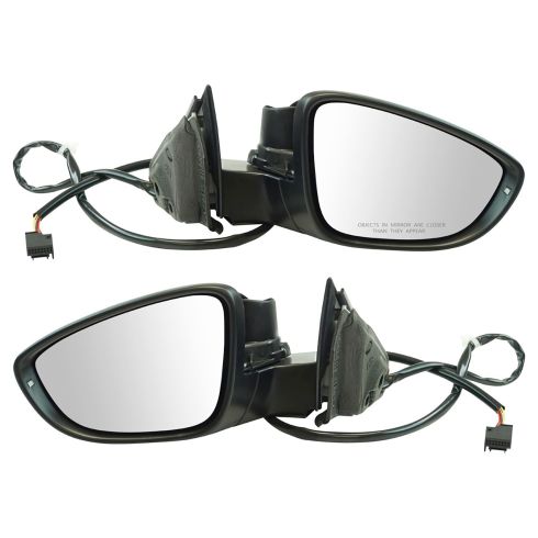2012 VW Passat Power, Heated w/Turn Signal PTM Mirror Pair