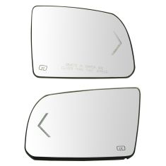 11-17 Tundra; 11-16 Sequoia (w/OE Mirror) (w/o Dimmer) Htd w/Turn Signal Mirror Glass w/Backing Pair