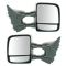 04-15 Nissan Titan XE Manual (w/Mtg Brackets) w/Textured Cap Towing Mirror PAIR (TR)