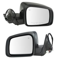 11-17 Dodge Durango Power, Heated, Memory (w/Housing Mounted LED Turn Signal) PTM Mirror PAIR