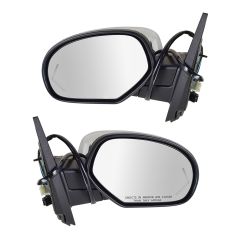 09-13 Silverado, Sierra 1500; 09-14 2500; 10-14 3500 Pwr Fld , Htd, Mem, Chev TS CHM Cvr Mirror PAIR