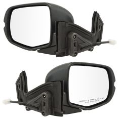 16-17 Honda Pilot; 17-18 Ridgeline Power w/Textured Black Cap Mirror PAIR