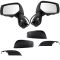 15 Subaru Impreza Wagon-Sedan, WRX Power Heated Textured Black Mirror PAIR