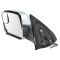 16-18 Toyota Tacoma Power, Heated w/TS & BSM Upgrade Flip Up Style w/Chrome Perf Tow Mirror PAIR