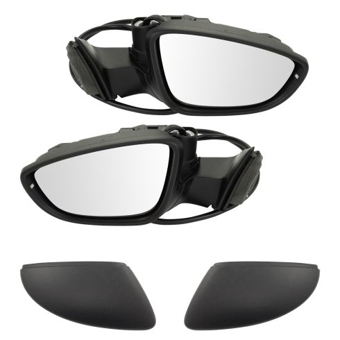 12 VW Passat Power Heated Signal Memory Primer Mirror PAIR