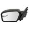 11-12 Ford Fusion Power Heated Puddle Blind Spot Glass Textured Mirror Pair