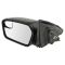 11-12 Ford Fusion Power Heat Puddle Blind Spot Glass Gloss Blk Mirror Pair