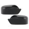 11-12 Ford Fusion Power Heat Puddle Blind Spot Glass Gloss Blk Mirror Pair