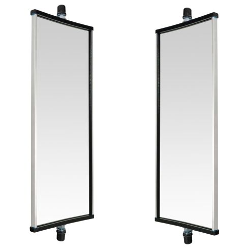 Heavy Duty Truck 16 x 6 Aluminum West Coast Mirror PAIR