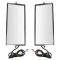 Heavy Duty Truck 16 x 7 Stainless Steel West Coast Heated Signal Mirror PAIR