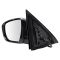 17-18 Nissan Pathfinder Power, Heated, Manual Folding w/Turn Signal & PTM Cover Mirror PAIR
