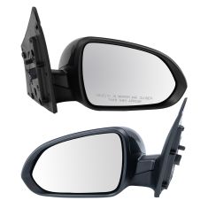 18-19 Hyundai Accent Sedan Power, Manual Folding w/PTM Cover Mirror PAIR