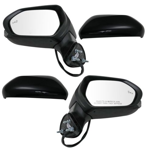 18-19 Camry Power, Heated, Manual Folding w/Turn Signal, Blind Spot Monitoring & PTM Cover Mir PAIR