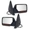 Pwr Heated Memory Puddle Turn Mirror Pair Textured