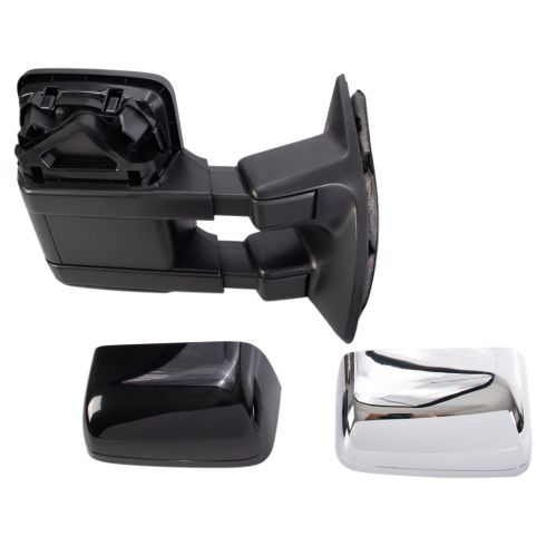 Ford Driver & Passenger Side 8 Piece Mirror Set With Chrome Mirror Caps With Paint To Match Mirror Caps Trail Ridge Tr00044 Ford Driver & Passenger Side 8 Piece Mirror Set With Chrome Mirror Caps With Paint To Match Mirror Caps Trail Ridge Tr00044