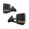 14-16 GM 1500;15-16 2500/3500 Pwr Smk TS/Mrk Spotlight w/o RH OAT Text Blk Mirror PAIR (Trail Ridge)