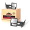 04-06 F150; 06 Mark LT Power Heated Signal Textured Black Tow Mirror PAIR (09 Style) (Trail Ridge)