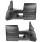 03-10 Ford Expedition Power Heated Puddle Textured Black Tow Mirror PAIR (Trail Ridge)