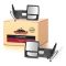 03-10 Ford Expedition Power Heated Puddle Textured Black Tow Mirror PAIR (Trail Ridge)