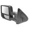 03-10 Ford Expedition Power Heated Puddle Textured Black Tow Mirror PAIR (Trail Ridge)