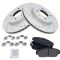 Front Performance Rotor & Posi Metallic Pad Kit 94-01 Intergra; 94-95 Civic