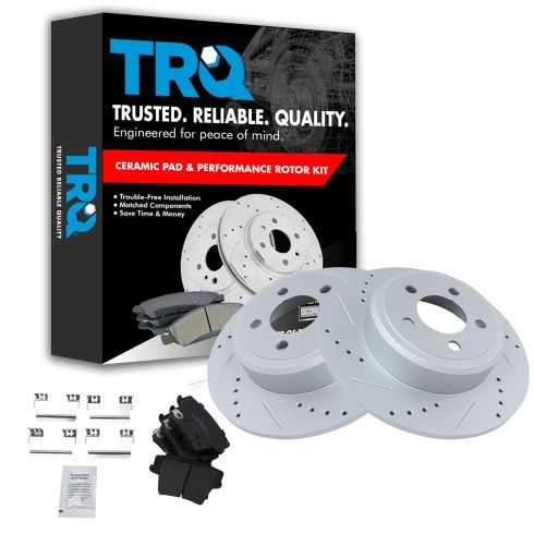 Rear Performance Rotor & Posi Ceramic Pad Kit 05-12 300, Charger