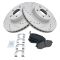 Front Performance Rotor & Posi Metallic Pad Kit 05-06 9-2X; 02-11 Impreza