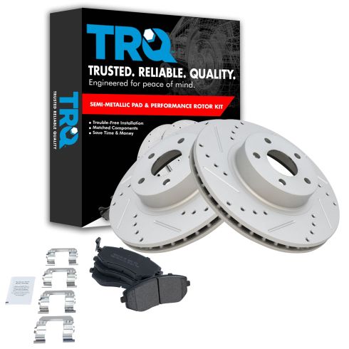 Front Performance Rotor & Posi Metallic Pad Kit 05-06 9-2X; 02-11 Impreza