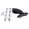 Front & Rear Performance Rotor & Posi Ceramic Pad Kit 08-13 Chevy Truck/SUV