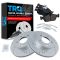 99-08 BMW 3 Series Multifit Front Metallic Brake Pad & Performance Rotor Kit