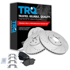 05-08 Maxima; 05-07 Murano Front Performance Brake Rotor & Ceramic Pad Kit