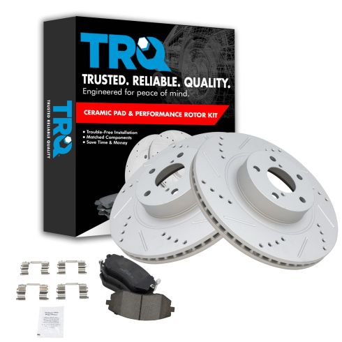 05-13 Subaru Mulitifit Front Performance Disc Brake Rotor & Premium Posi Ceramin Brake Pads