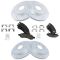 08-12 Enclave, Traverse, Acadia Front & Rear Performance Brake Rotor & Premium Posi Ceramic Pad Kit