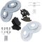 07-09 Audi A4 Front & Rear Performance Brake Rotor & Ceramic Pad Kit