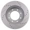 05-12 F250, F350 (exc Harley) w/4WD SRW Front Metallic Pade & Performance Brake Rotor Kit