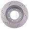 05-12 F250, F350 (exc Harley) w/4WD SRW Front Metallic Pade & Performance Brake Rotor Kit