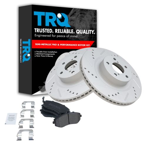 03-11 Subaru Mulitifit Front Premium Posi Metallic Pad & Performance Brake Rotor Kit