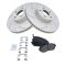 03-11 Subaru Mulitifit Front Premium Posi Metallic Pad & Performance Brake Rotor Kit