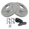 01-05 Sport Trac, 03-11 Ranger, 03-09 B4000 Front Performance Rotor & Premium Posi Ceramic Pad Kit